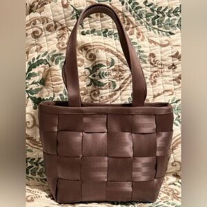 Harvey’s Seatbelt Bag Brown Woven Tote | Authentic USA-Made